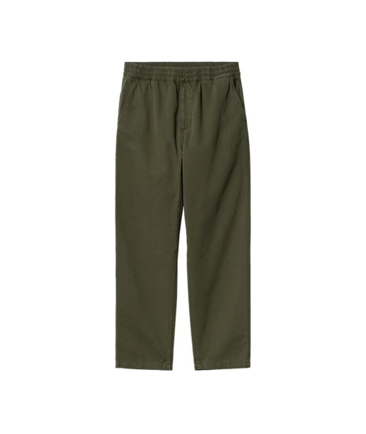 Carhartt Wip Flint Pant Office Green Garment Dyed Amélioration de cerveau avec