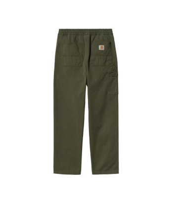 Carhartt Wip Flint Pant Office Green Garment Dyed Amélioration de cerveau avec